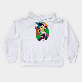 Abstract Fin Kids Hoodie